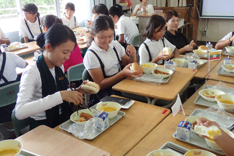 日本視察研修での風景１