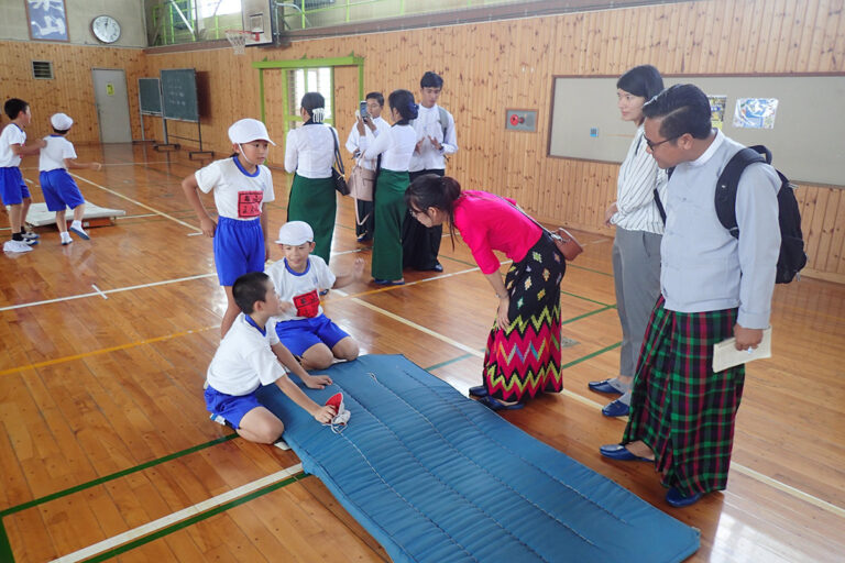 日本視察研修での風景２